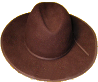 Officers Slouch Hat, Low Crown
