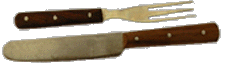 Reproduction Knife and Fork